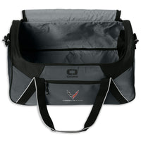 OGIO Duffel Bag | Gray/Black - Top - Open
