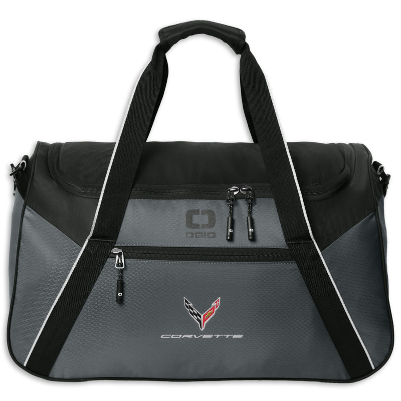 OGIO Duffel Bag | Gray/Black - Front