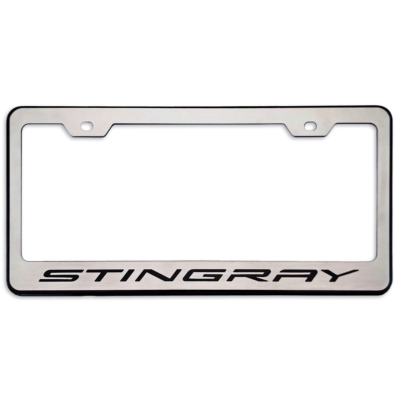 C8 Stingray License Plate Frame | Black