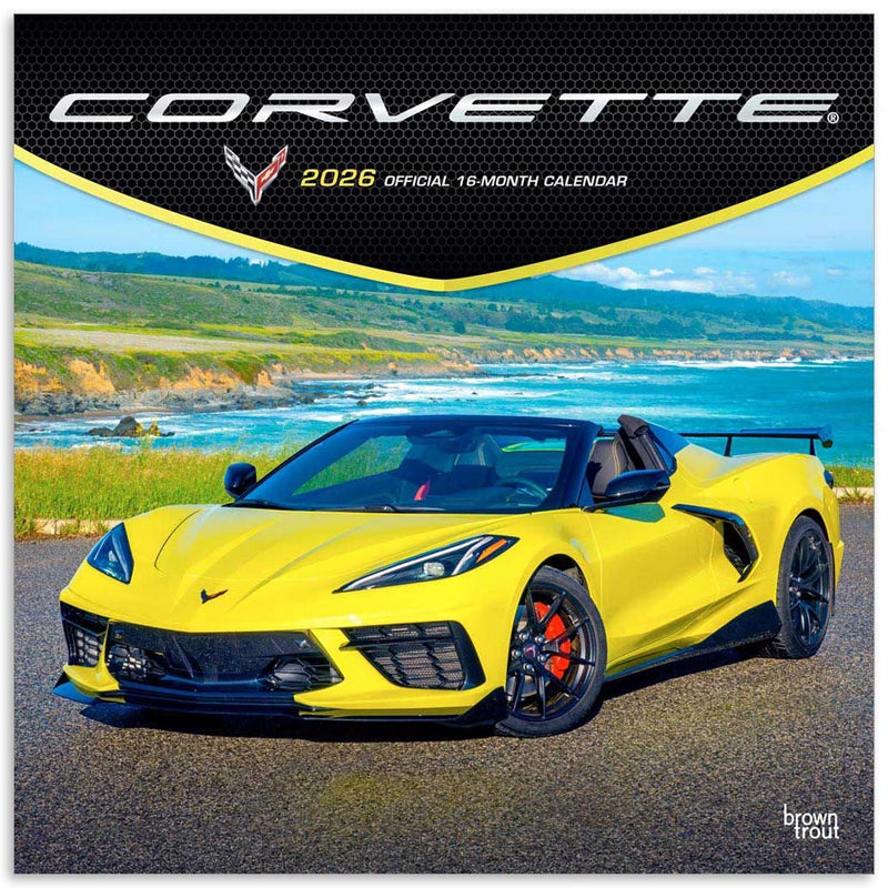 2026 Corvette 16-Month Calendar - Cover