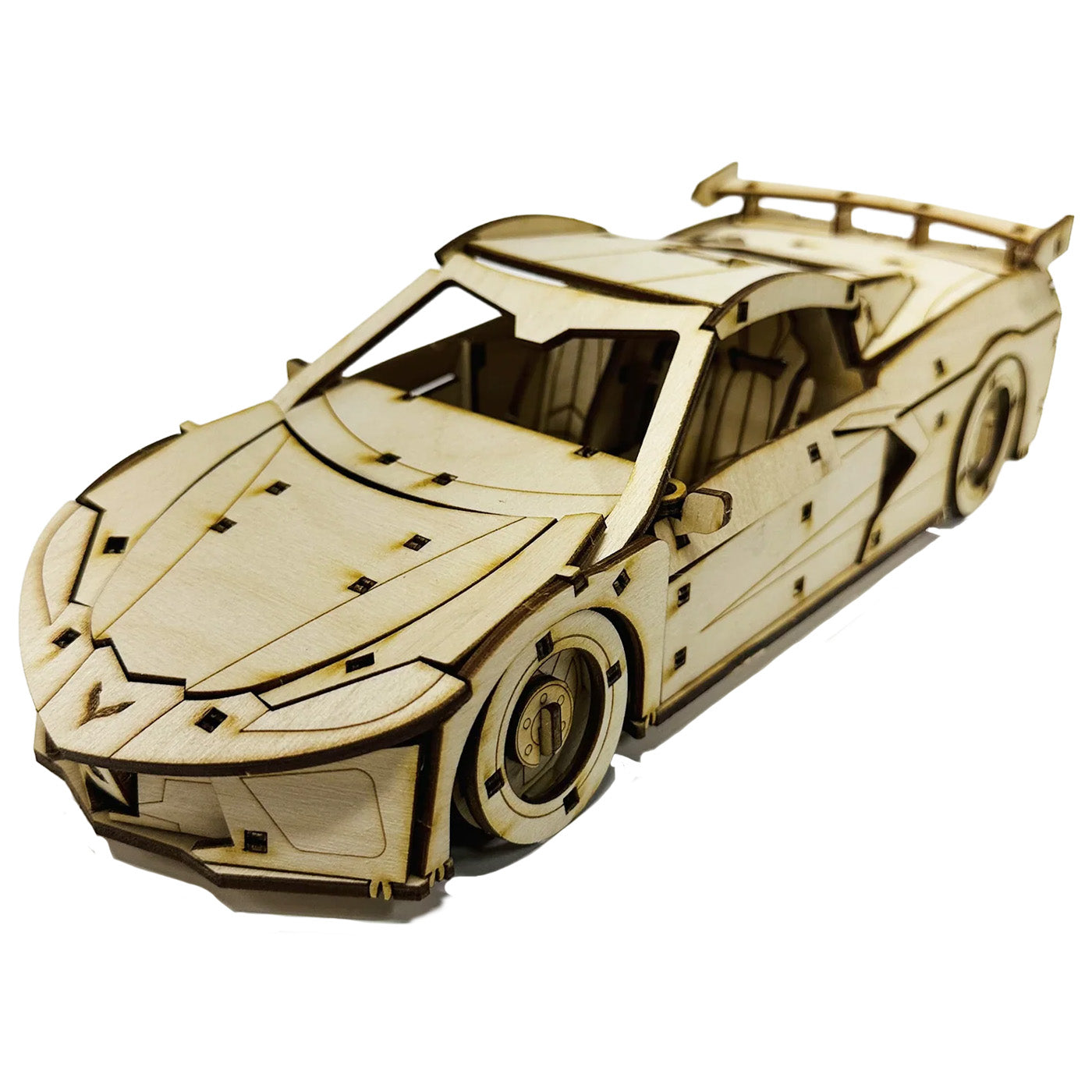 C8 Corvette Snap Together Wood Model – CorvetteCollection.com