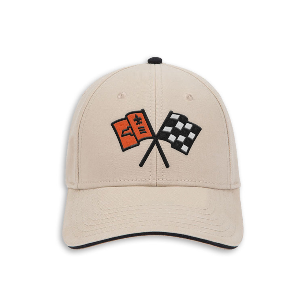 C2 Heritage Cap - Khaki/Black - Front View