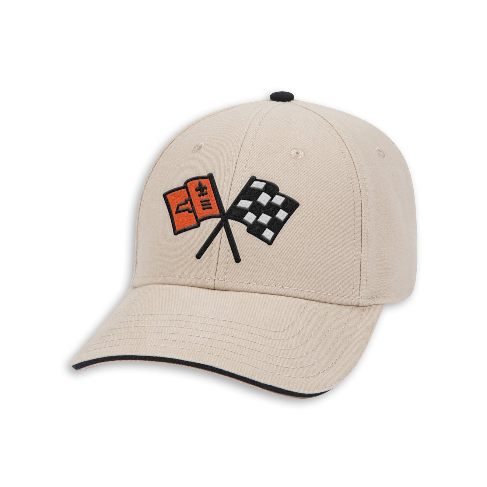 C2 Heritage Cap - Khaki/Black - 3qtr View