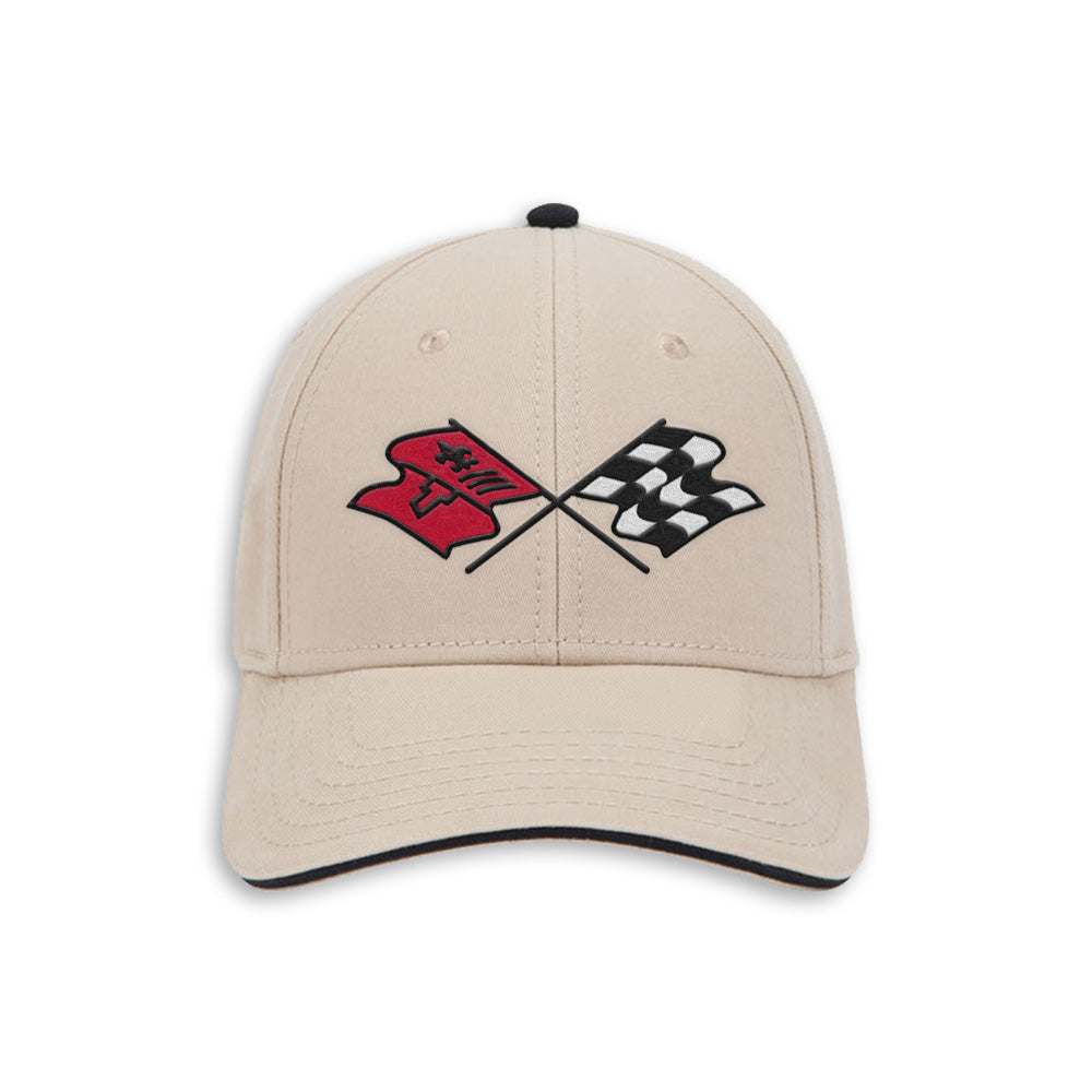 C3 Heritage Cap - Khaki/Black - Front View