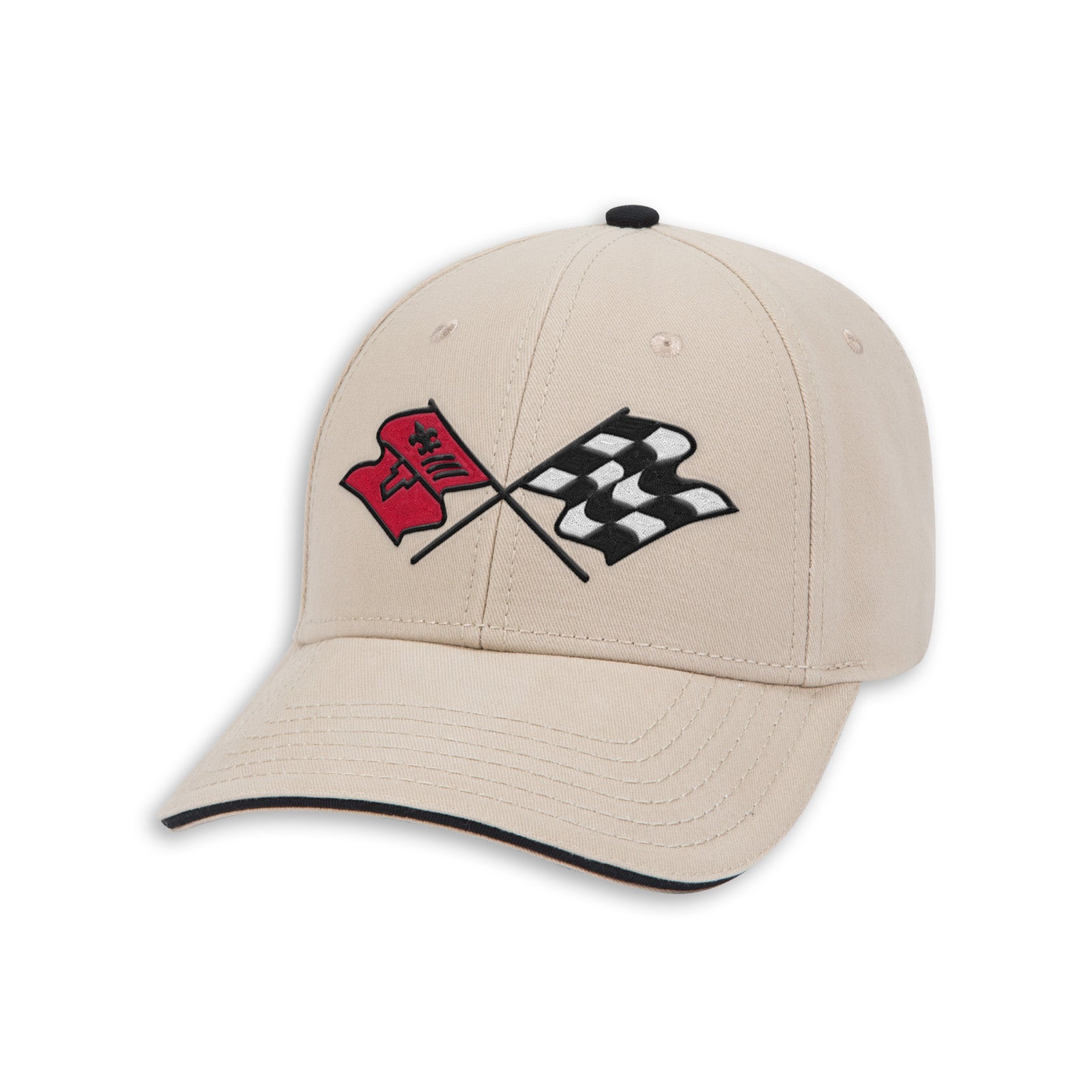 C3 Heritage Cap - Khaki/Black - 3qtr View