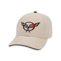 C5 Heritage Cap - Khaki/Black - 3qtr View