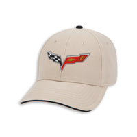 C6 Heritage Cap - Khaki/Black - 3qtr View