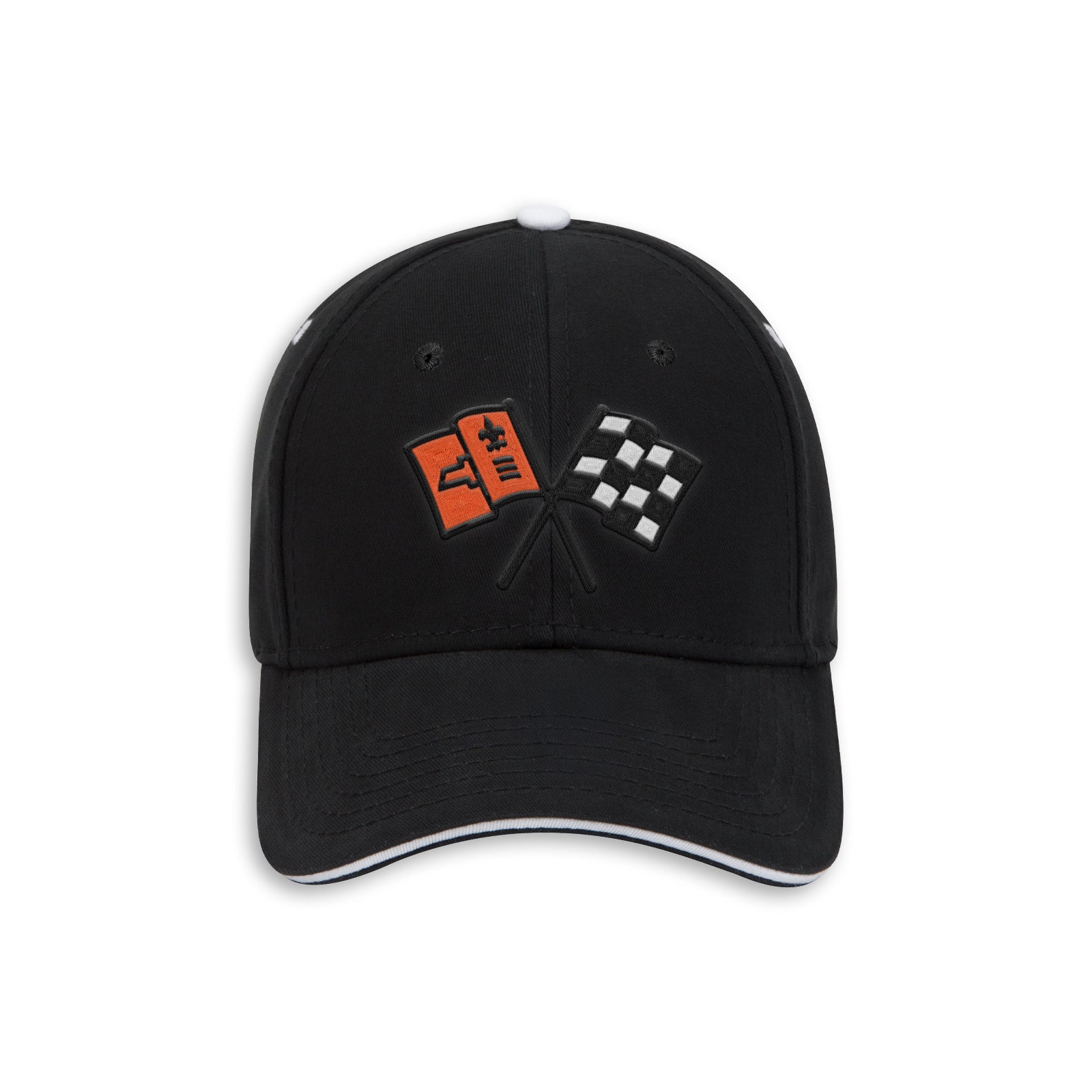 C2 Heritage Cap - Black/White - Front