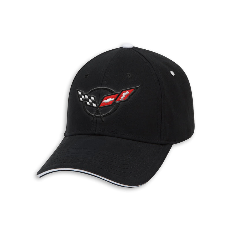 C5 Heritage Cap - Black/White