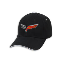C6 Heritage Cap - Black/White
