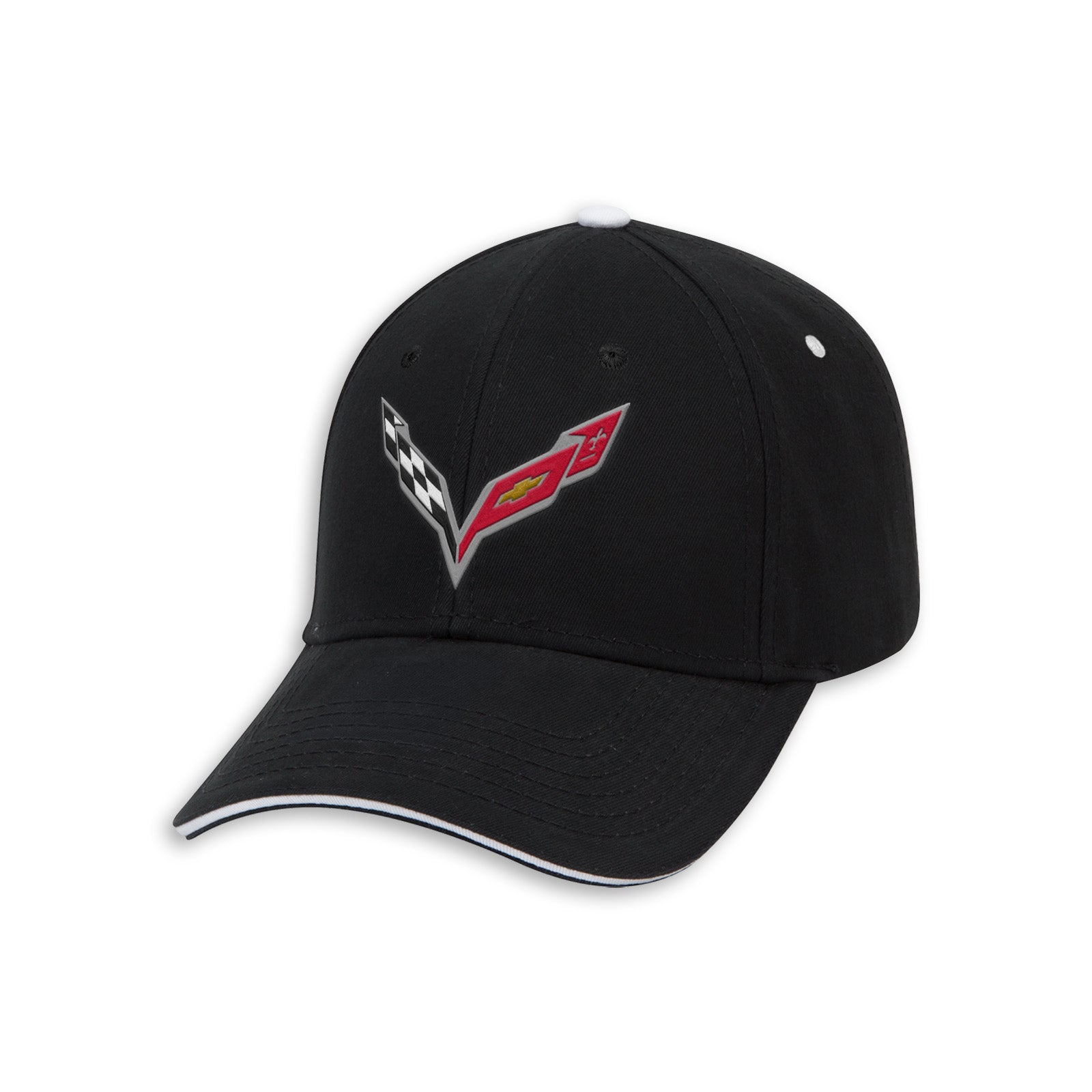C7 Heritage Cap - Black/White