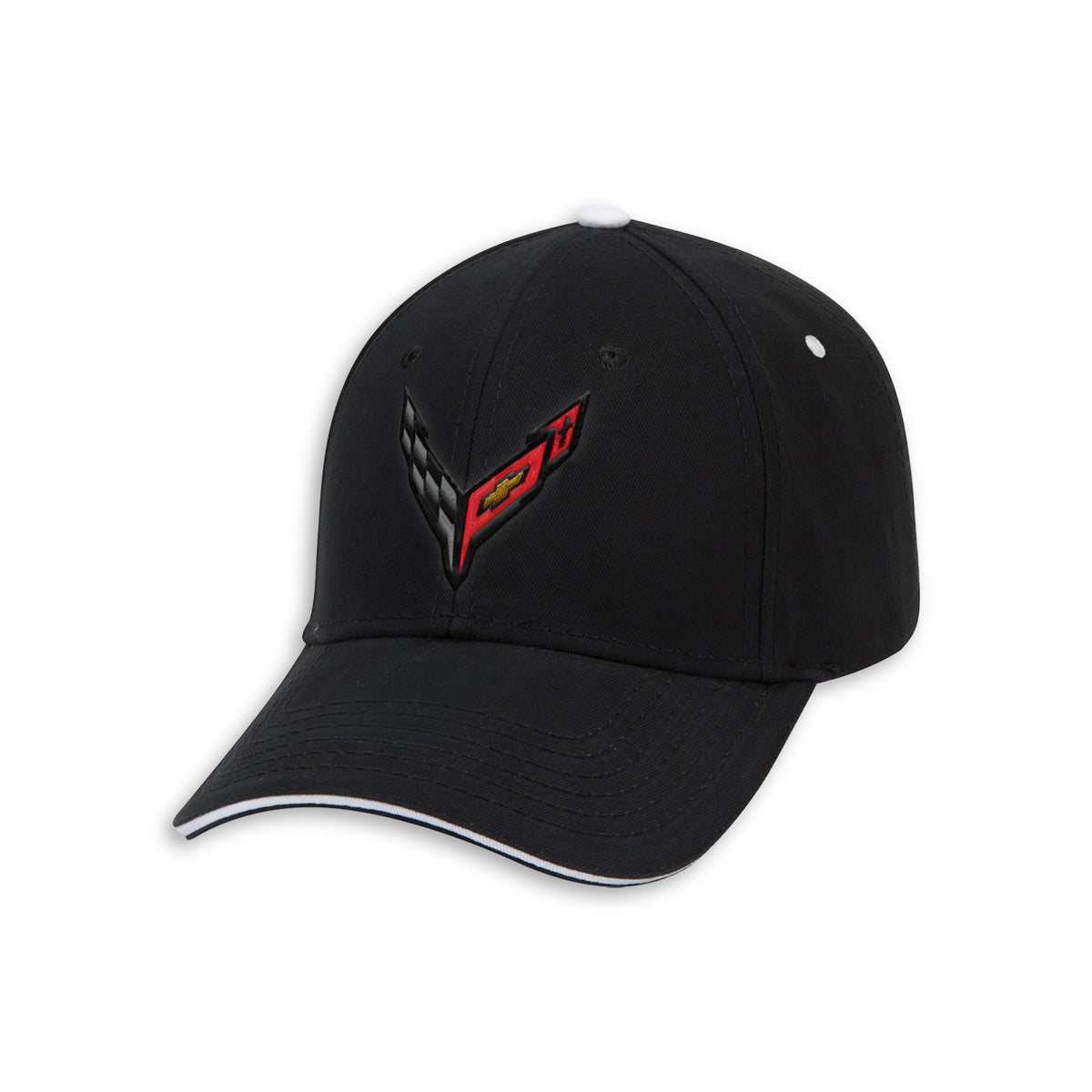 C8 Heritage Cap - Black/White