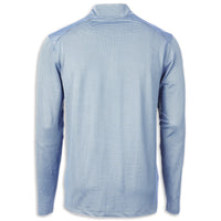 Cutter & Buck Micro Stripe 1/4 Zip - Atlas/Navy Blue - Back