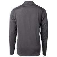 Cutter & Buck Micro Stripe 1/4 Zip - Black/Elemental Gray - Back