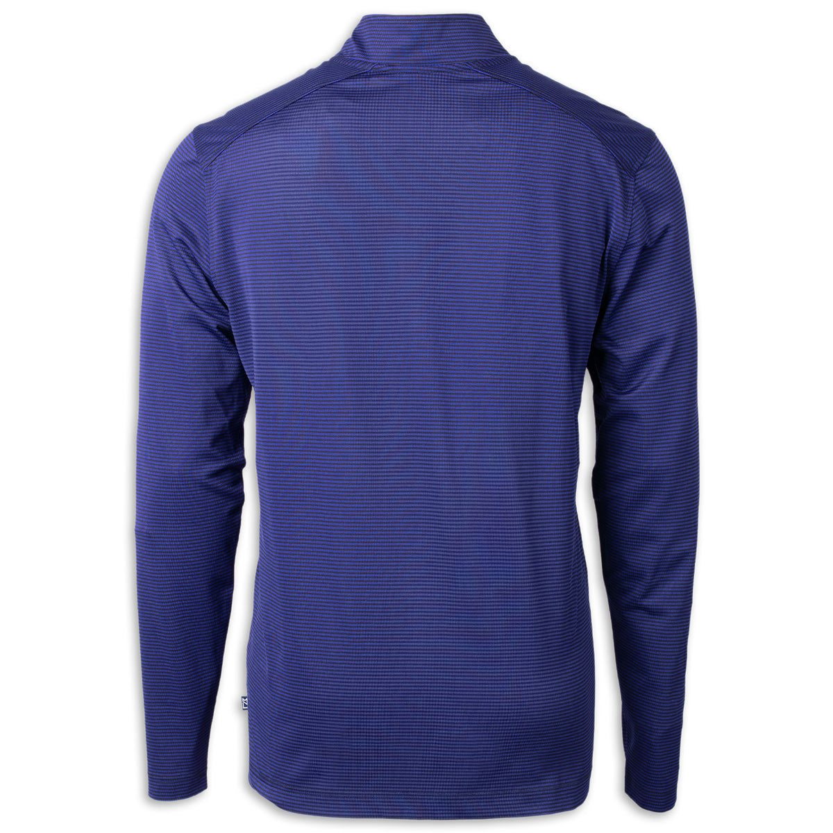 Cutter & Buck Micro Stripe 1/4 Zip - Tour Blue/Black - Back