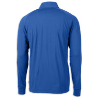 C8 Crossed Flags Quarter-Zip - Tour Blue - Back