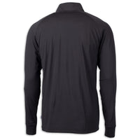 C8 Crossed Flags Quarter-Zip - Black/Tour Blue - Back