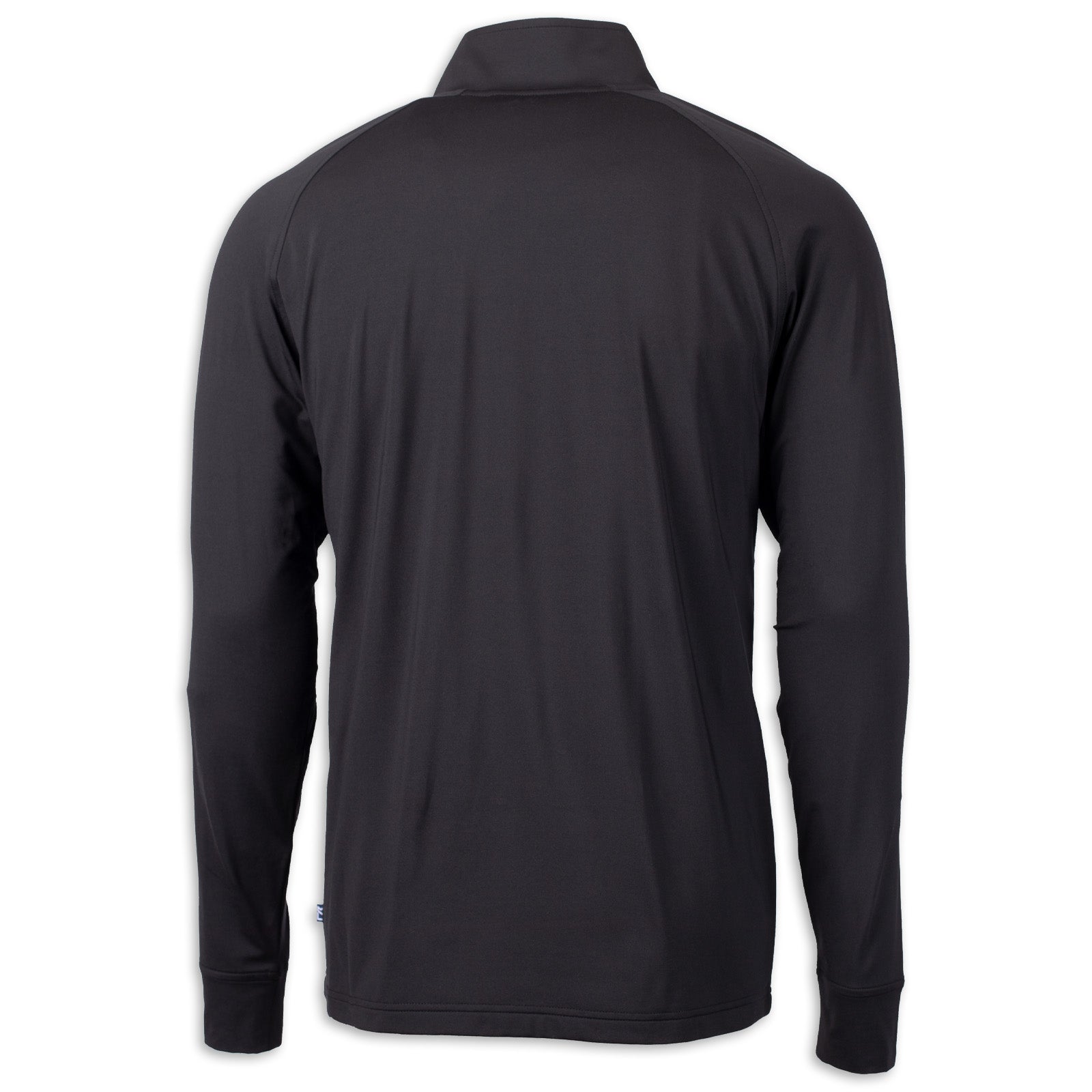 C8 Crossed Flags Quarter-Zip - Black/Tour Blue - Back