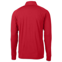 C8 Crossed Flags Quarter-Zip - Red - Back