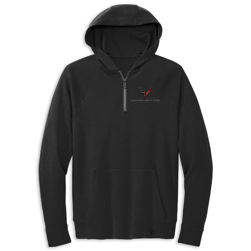 C8 Quarter-Zip Hoodie - Black