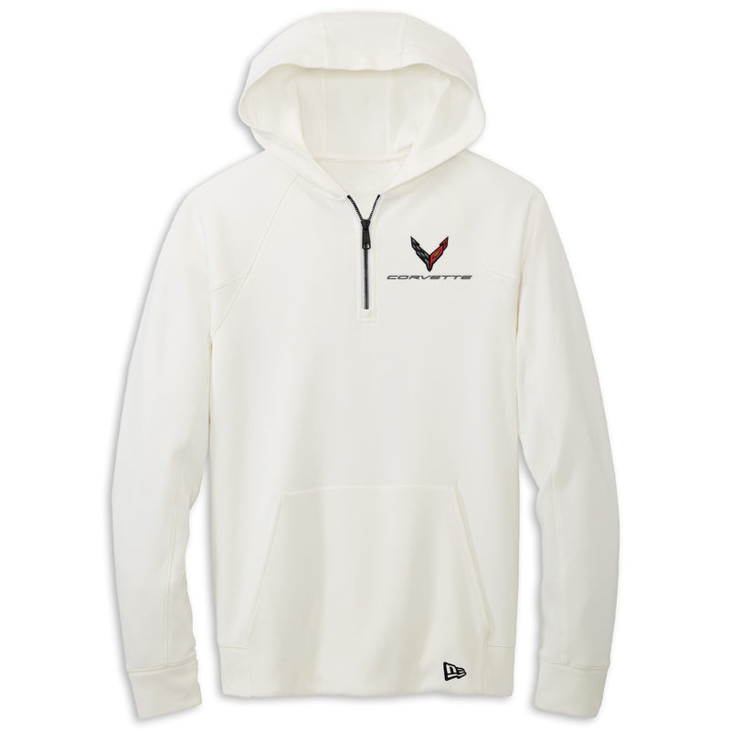 C8 Quarter-Zip Hoodie - White