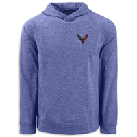 C8 Men’s Hooded Pullover - Tour Blue Heather