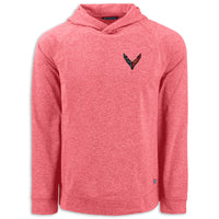 C8 Men’s Hooded Pullover - Cardinal Red Heather