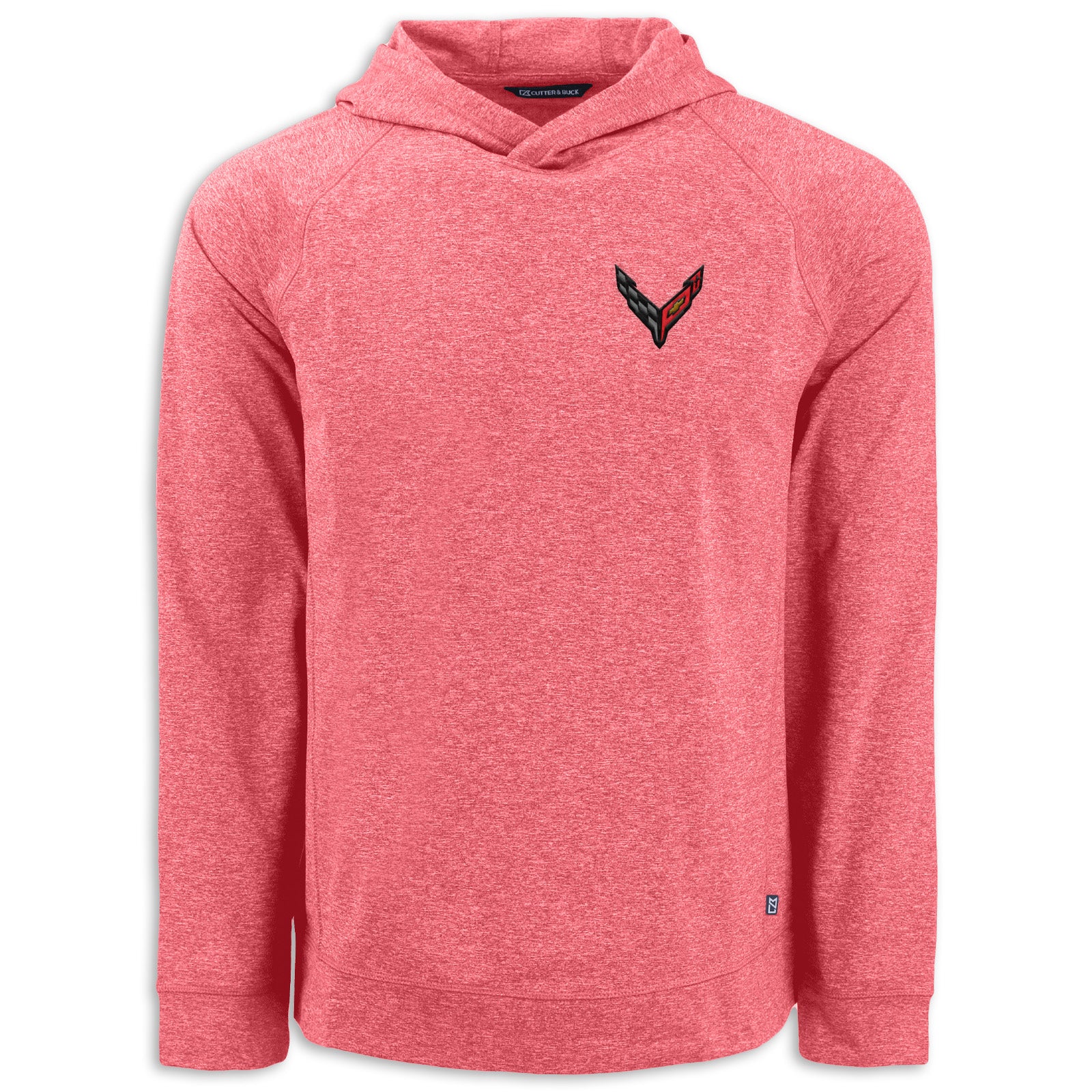 C8 Men’s Hooded Pullover - Cardinal Red Heather