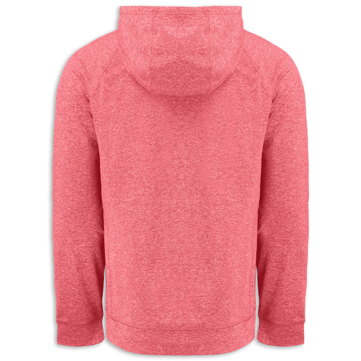 C8 Men’s Hooded Pullover - Cardinal Red Heather - Back