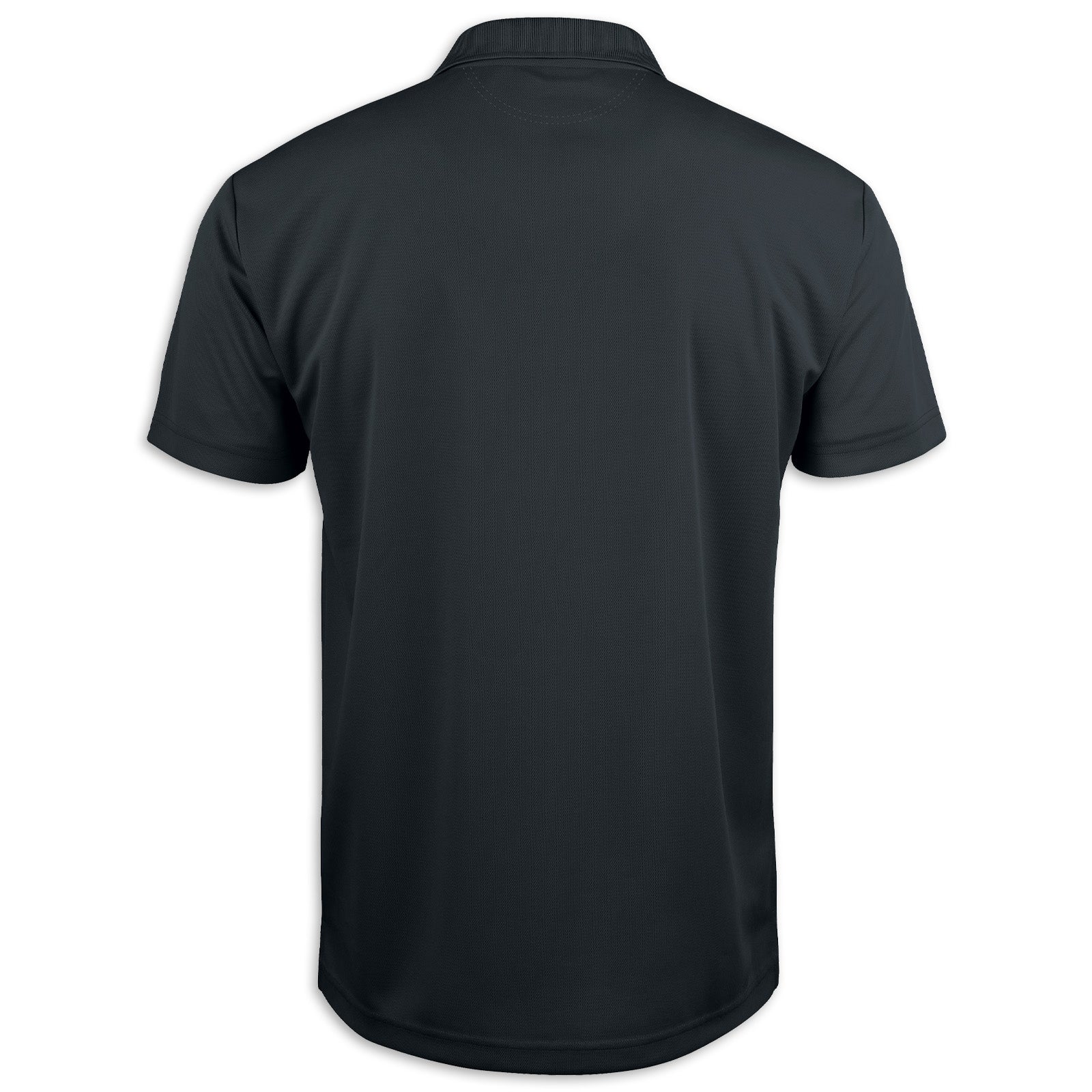 Crossed Flags Performance Polo - Black - Back