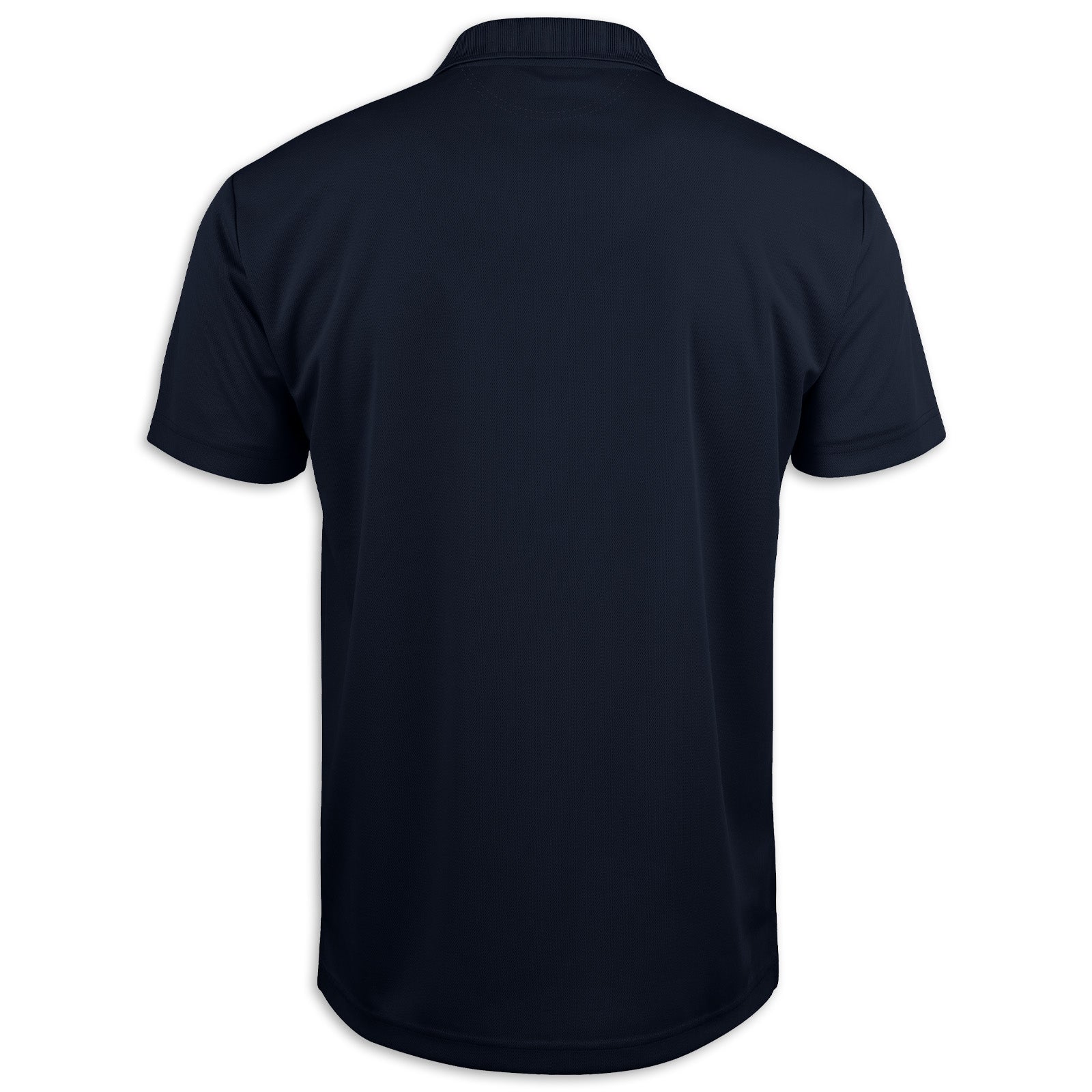 Crossed Flags Performance Polo - Navy - Back