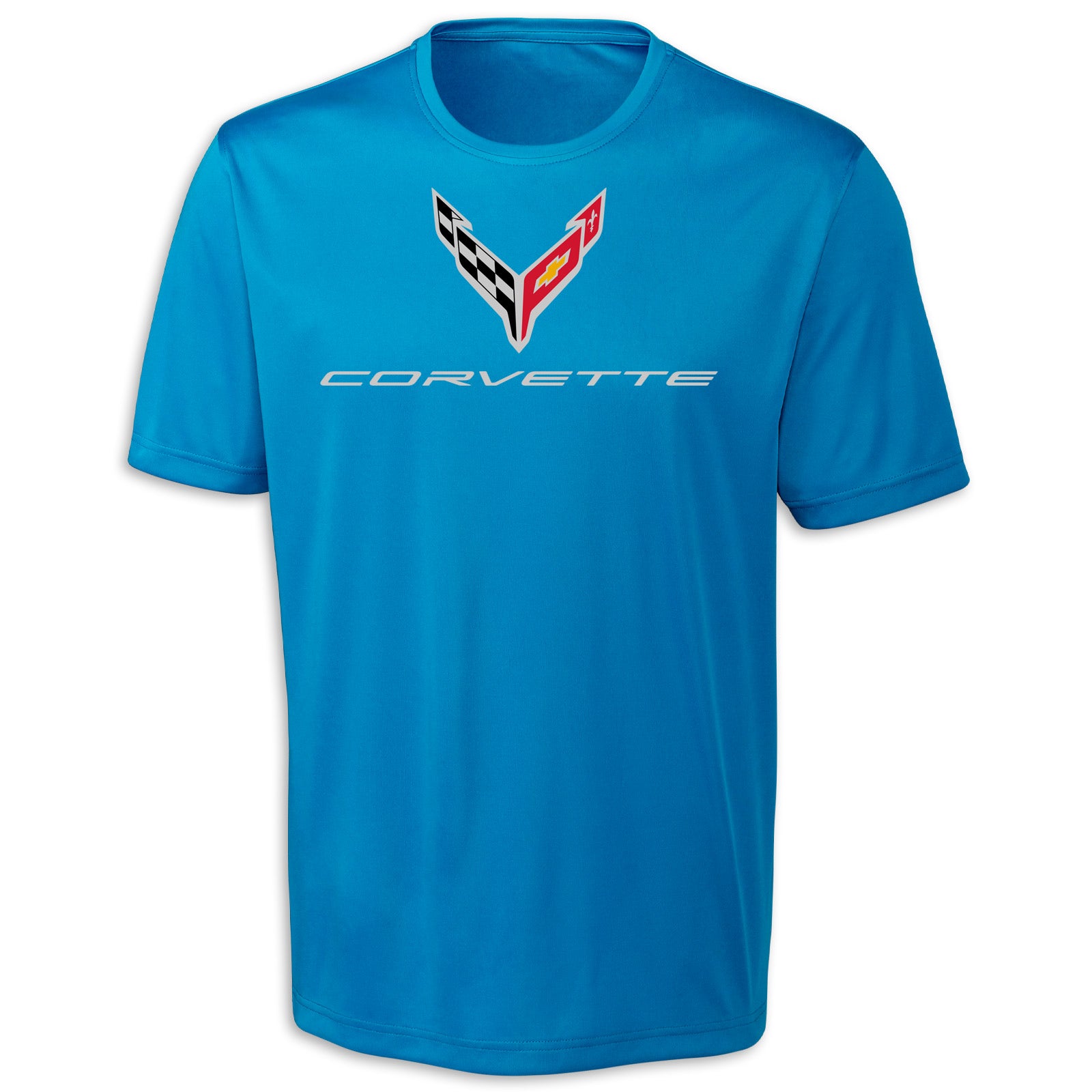 C8 Performance Tee - Ocean Blue - Front