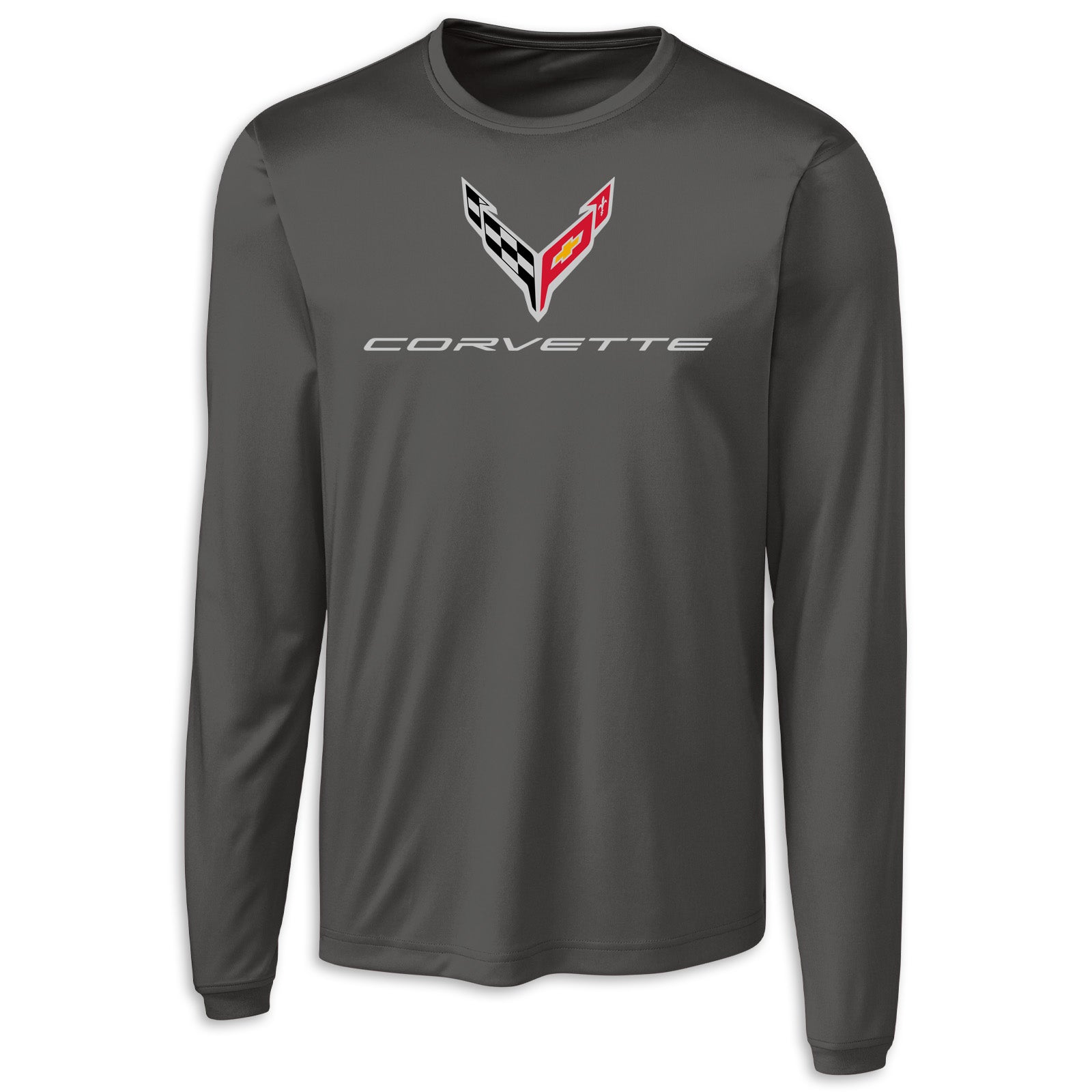 C8 Long Sleeve Performance Tee - Pure Slate