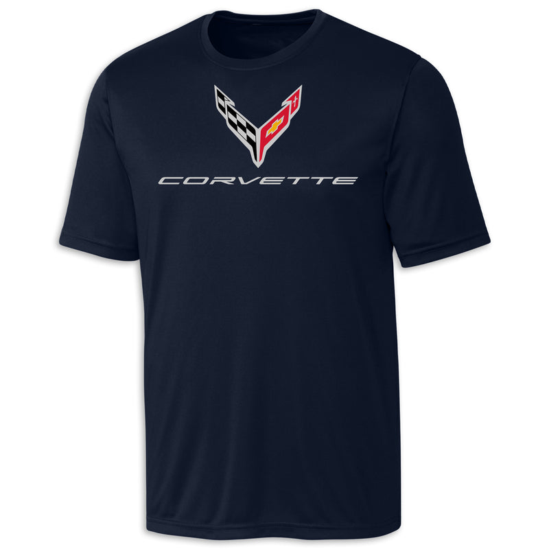 C8 Performance Tee - Navy