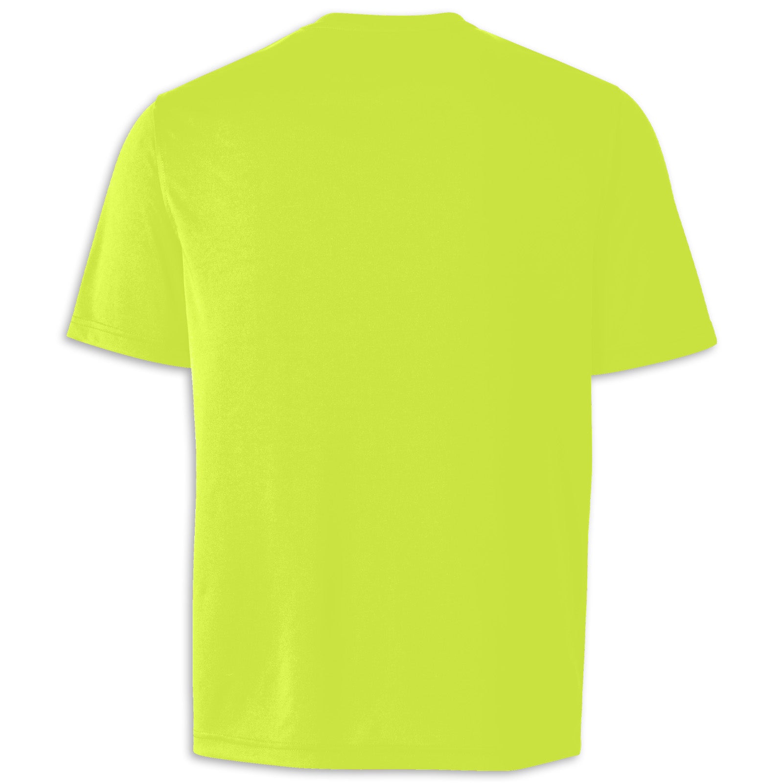 C8 Performance Tee - Hi Vis Yellow - Back