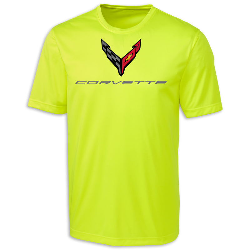 C8 Performance Tee - Hi Vis Yellow