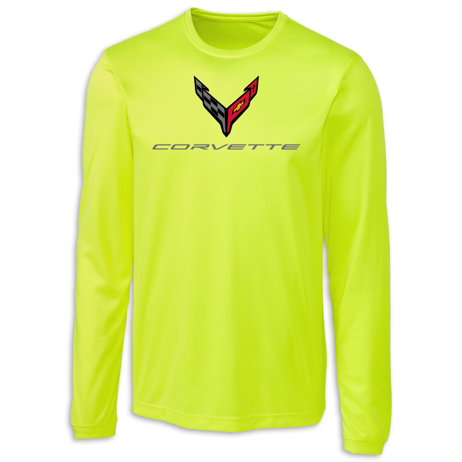 C8 Long Sleeve Performance Tee - Hi Vis Yellow