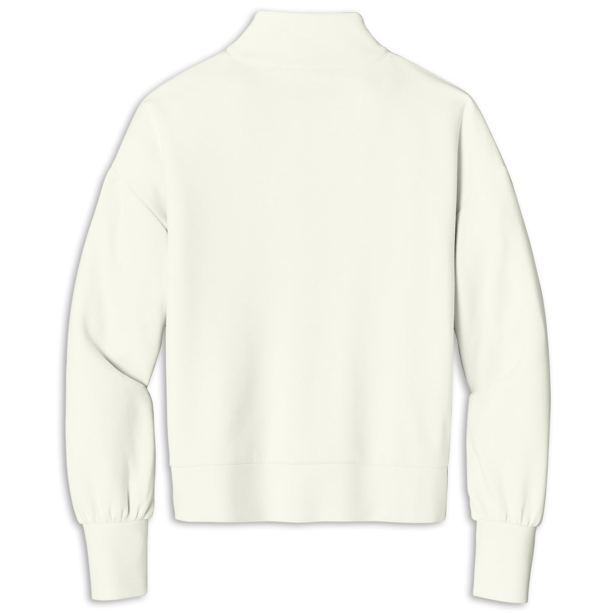 Corvette Ladies Quarter-Zip | Opal White - Back