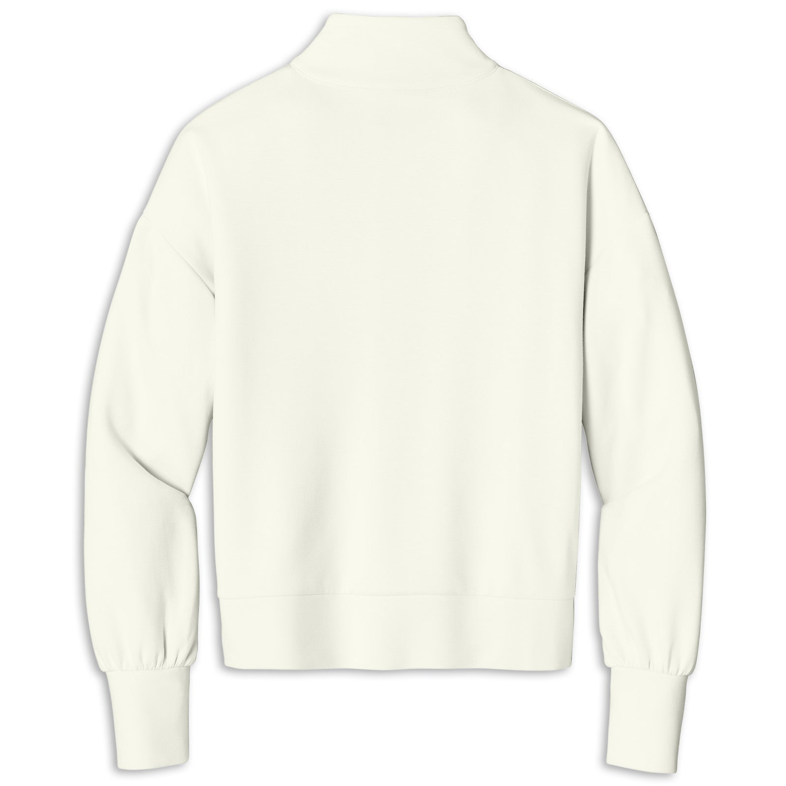 Corvette Ladies Quarter-Zip | Opal White - Back