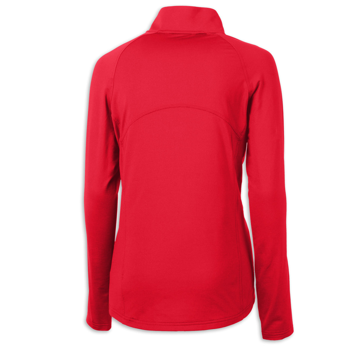 C8 Crossed Flags Half-Zip - Red - Back