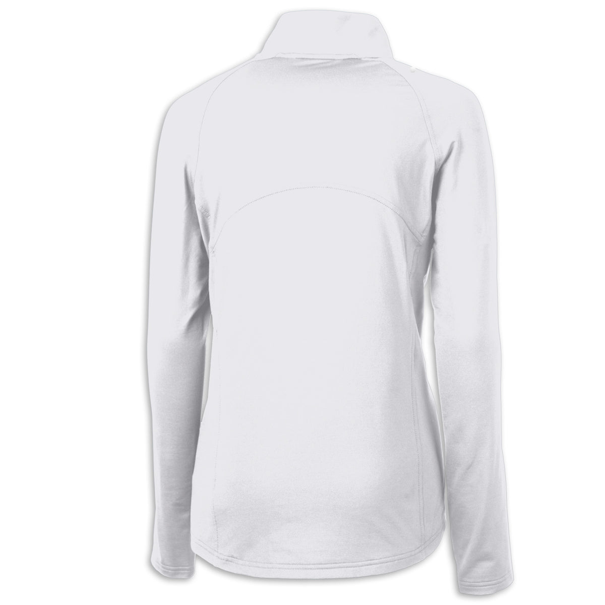 C8 Crossed Flags Half-Zip - White - Back