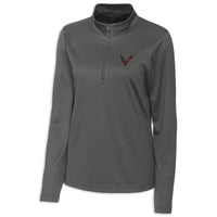 C8 Performance Ladies Half-Zip - Pure Slate