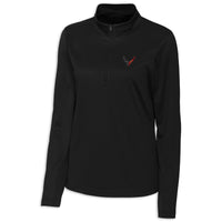 C8 Performance Ladies Half-Zip - Black