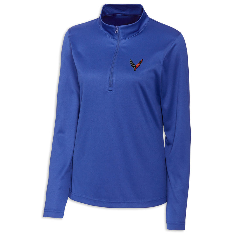 C8 Performance Ladies Half-Zip - Tour Blue