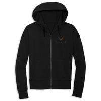 C8 Ladies Full-Zip Hoodie - Black