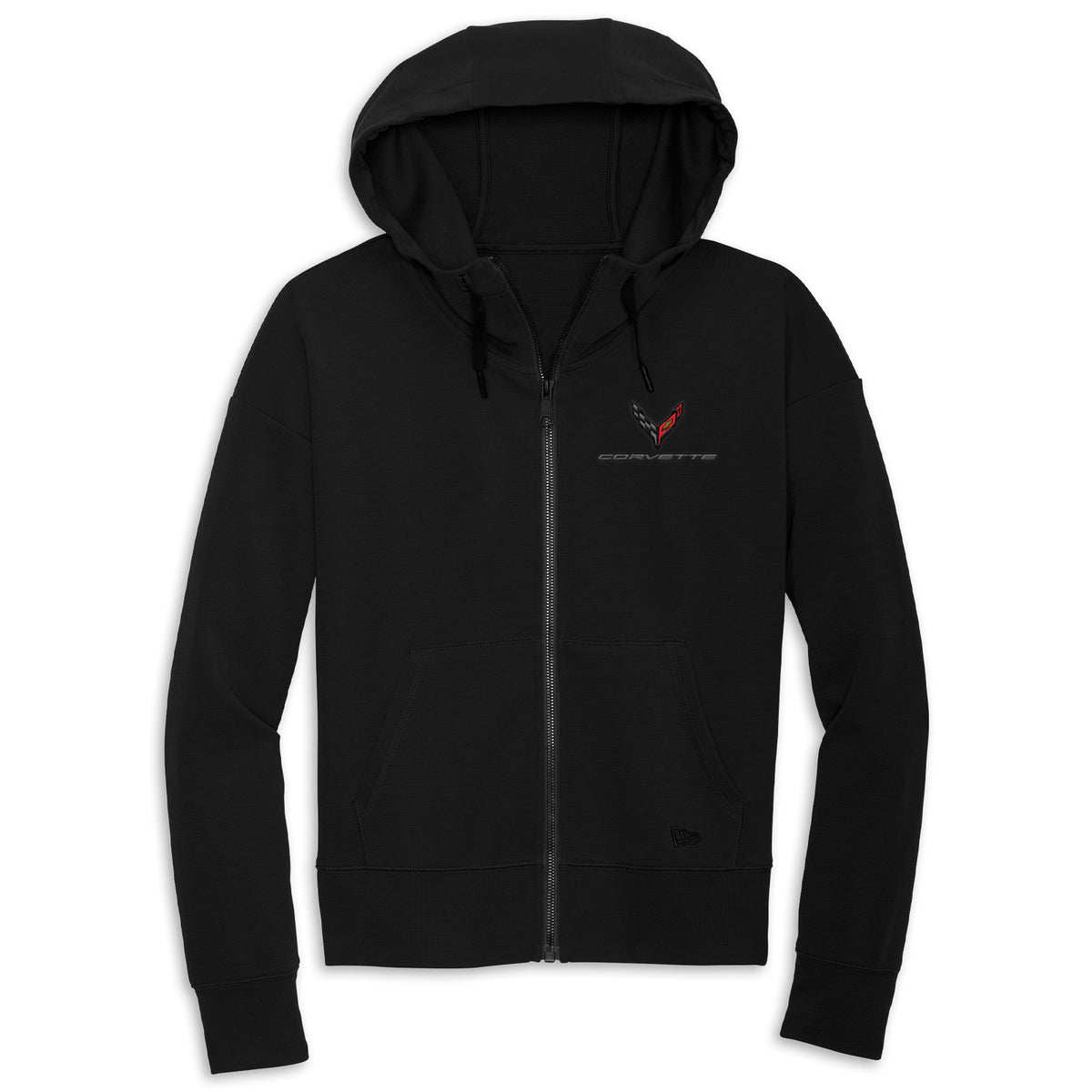 C8 Ladies Full-Zip Hoodie - Black