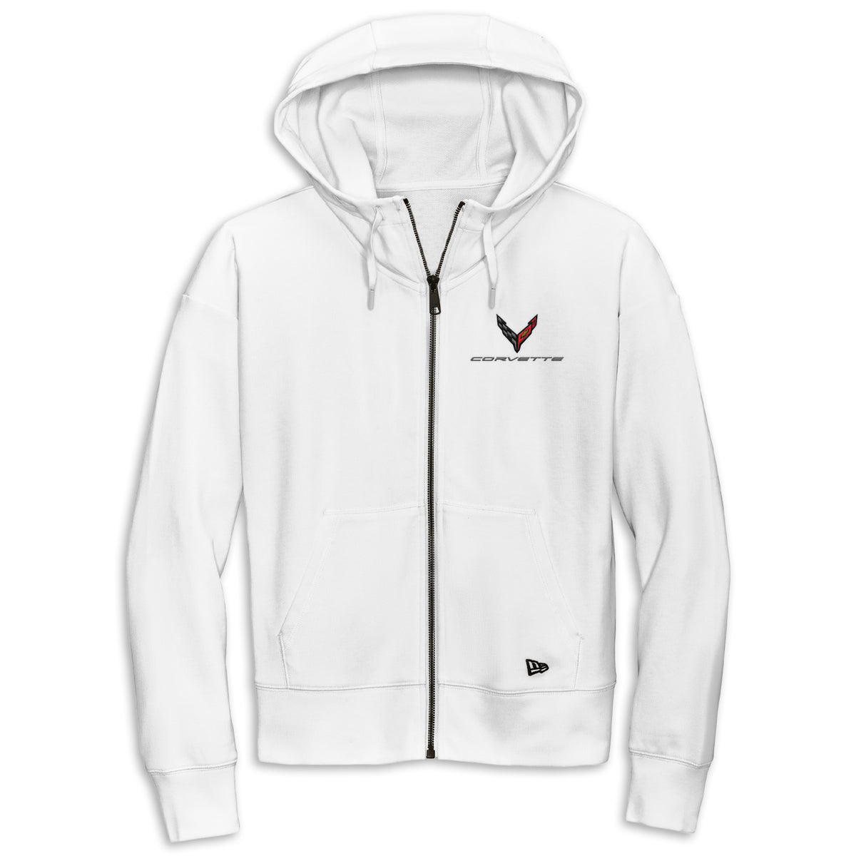 C8 Ladies Full-Zip Hoodie - White
