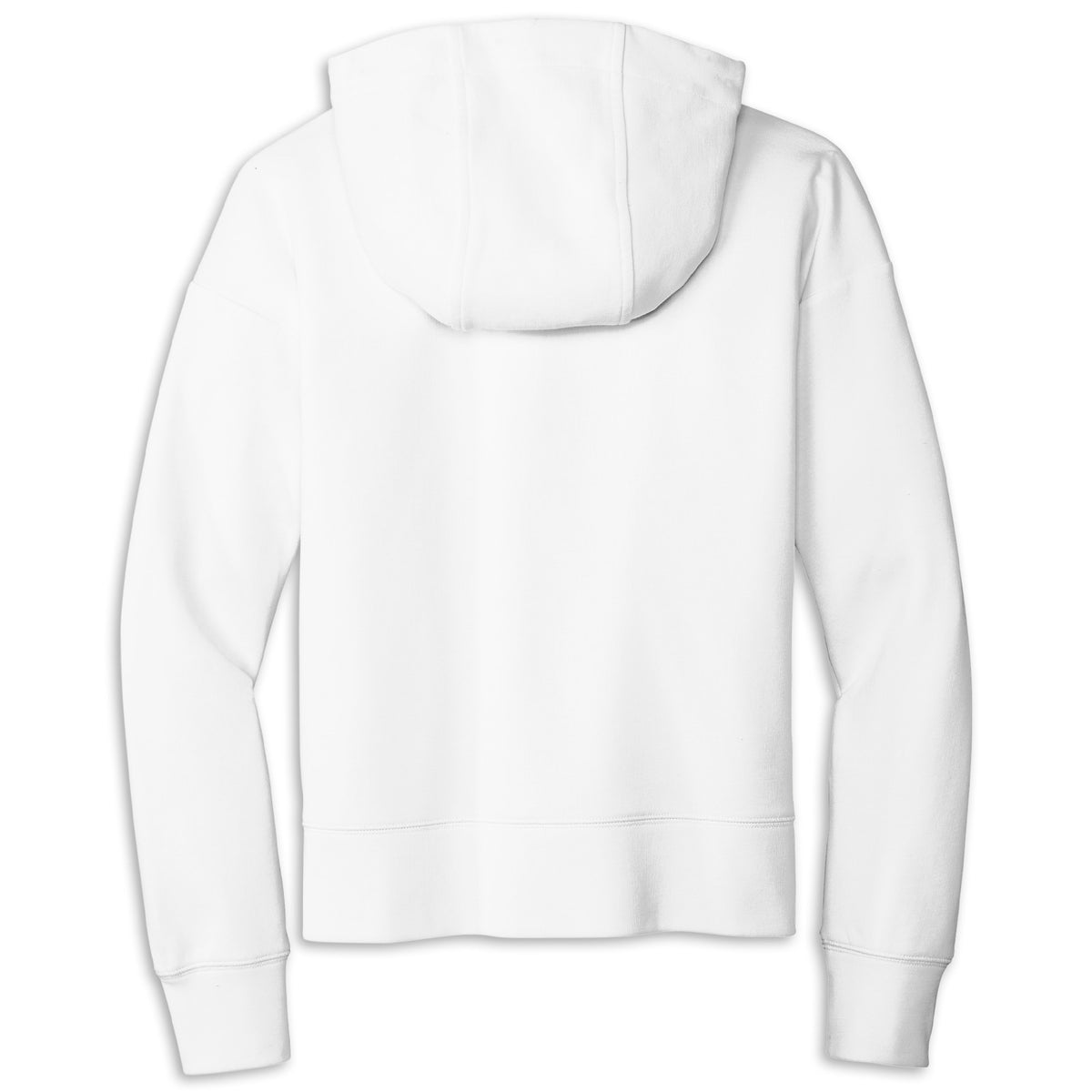 C8 Ladies Full-Zip Hoodie - White - Back