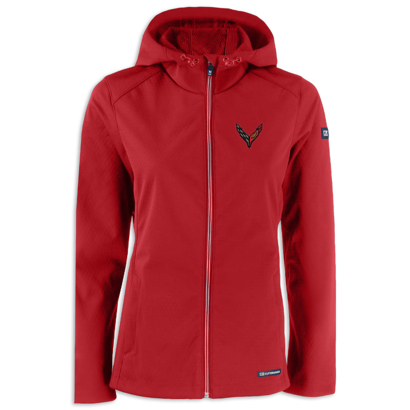 C8 Ladies Full-Zip Jacket - Red