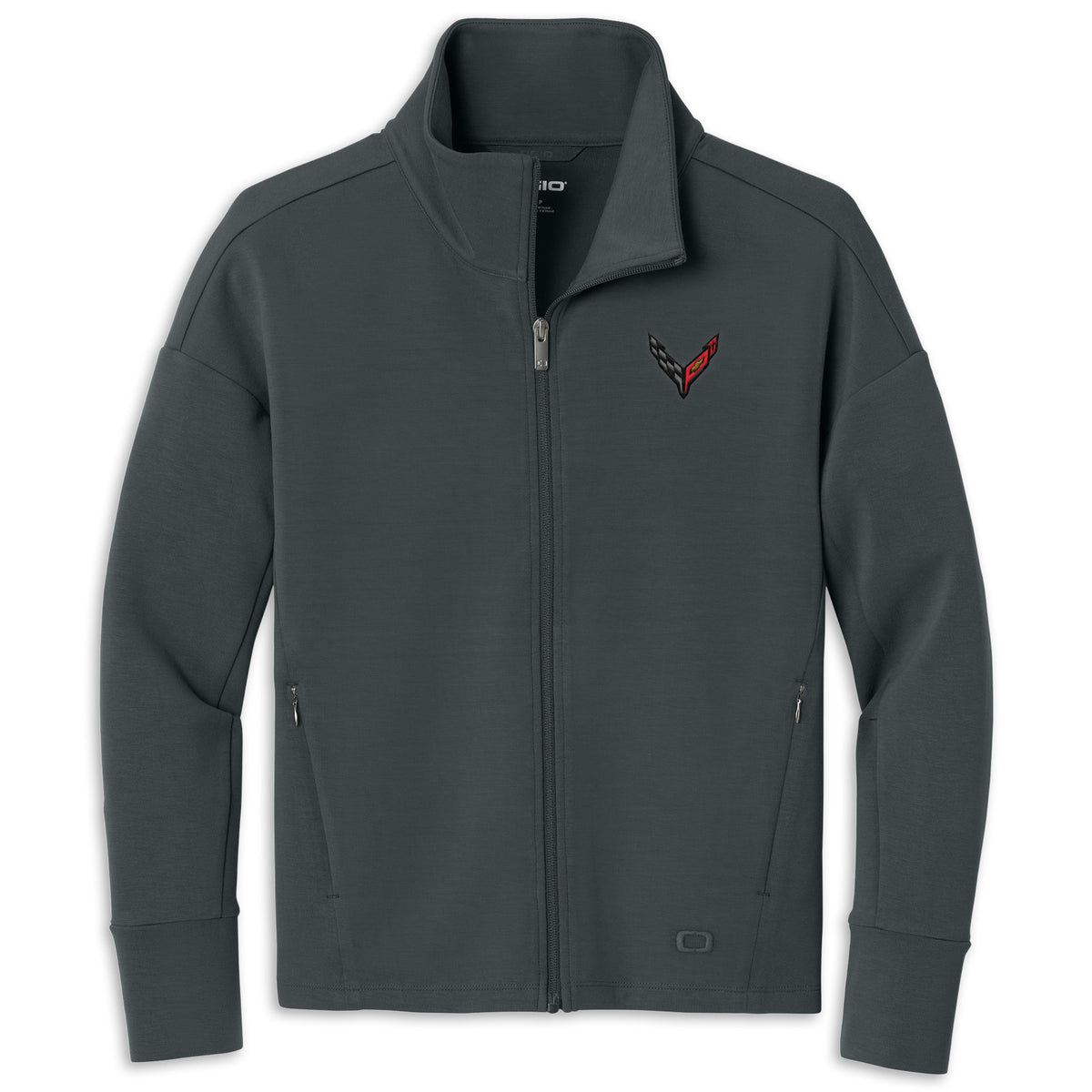 C8 Ladies Ogio Full-Zip - Tarmac Gray